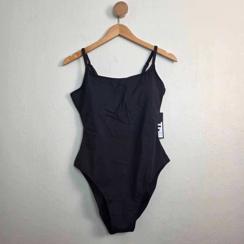 TA3 Lacey Shaping 3.0 Compression Lace Up Snatch Black Swimsuit NWT XL Short
